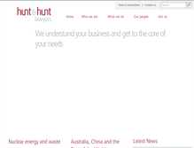 Tablet Screenshot of hunthunt.com.au